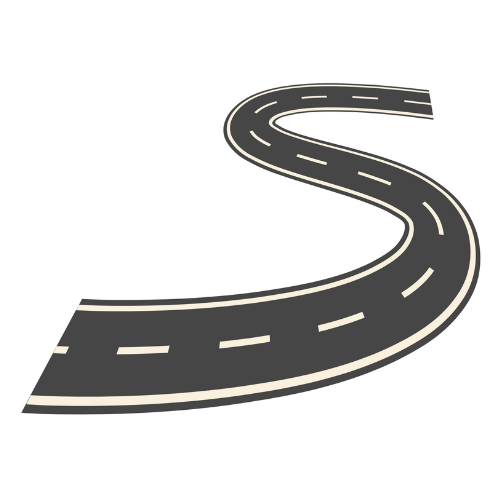 a twisting road