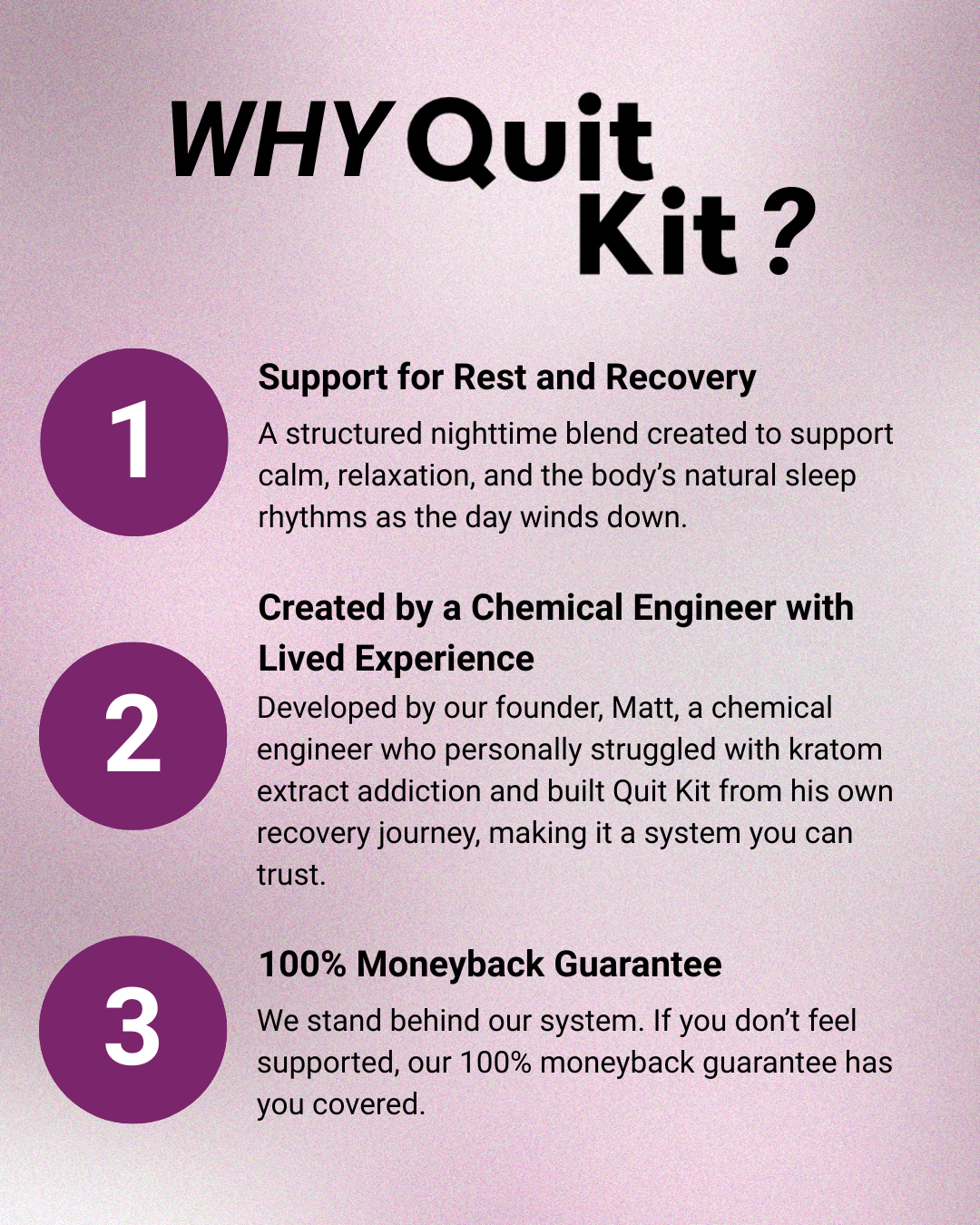 Quit Kit Nighttime Blend